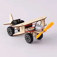Electric airplane model, constructor for students for experiments, DIY, mini experiment