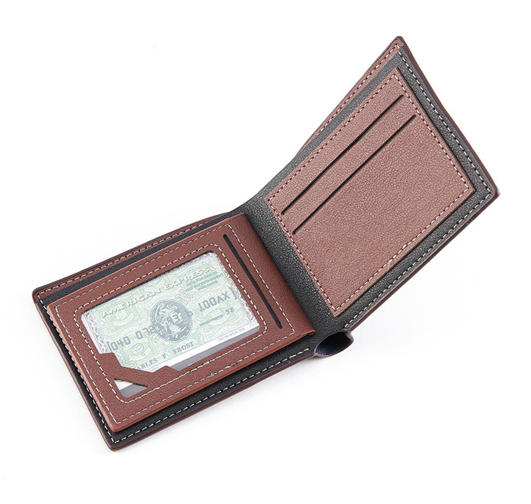 Men's Solid Color Pu Leather Open Wallets display picture 3