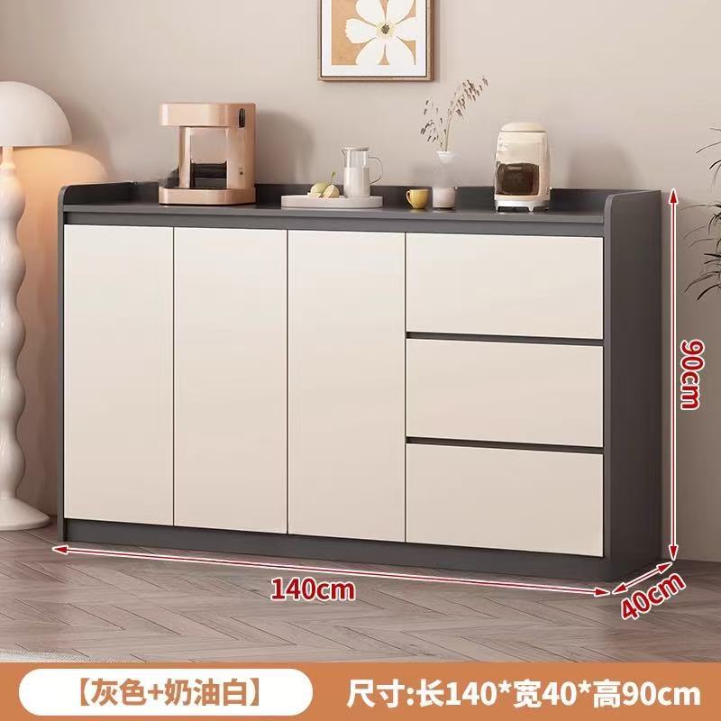 Modern Simple Sideboard Home Living Room Storage Cabinet Wall-Mounted Tea Cabinet Kitchen Storage Cabinet Storage Low Cabinet