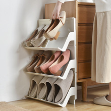 鞋架子小窄门口家用简易卧室室内好看斜放式新款2020鞋柜