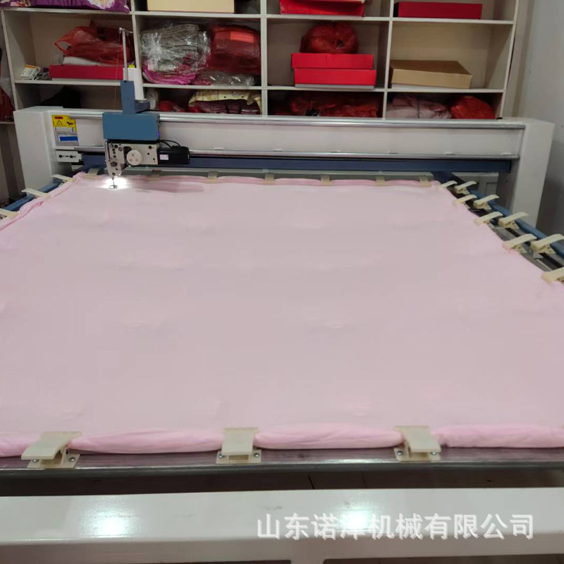 单针单头全自动电脑绗缝机高速电脑绗缝机裥棉机  棉被连续绗被机