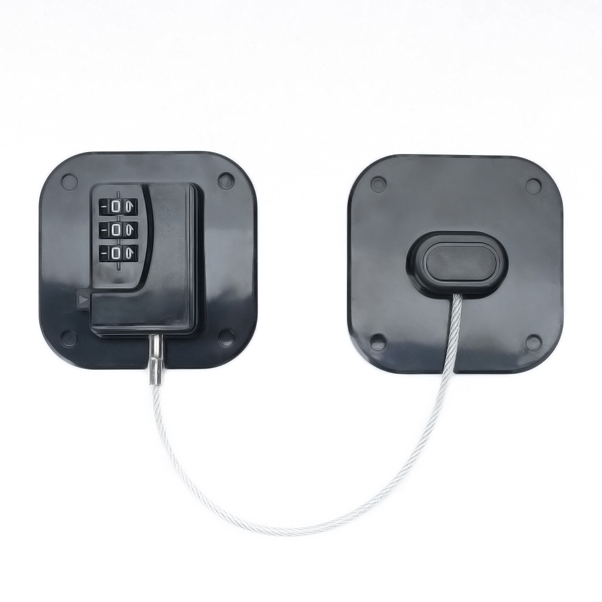 Bloqueo de contraseña del refrigerador, ventana sin perforación, congelador, cajón, cerradura de contraseña, cerradura de puerta antirrobo de seguridad para niños multifuncional