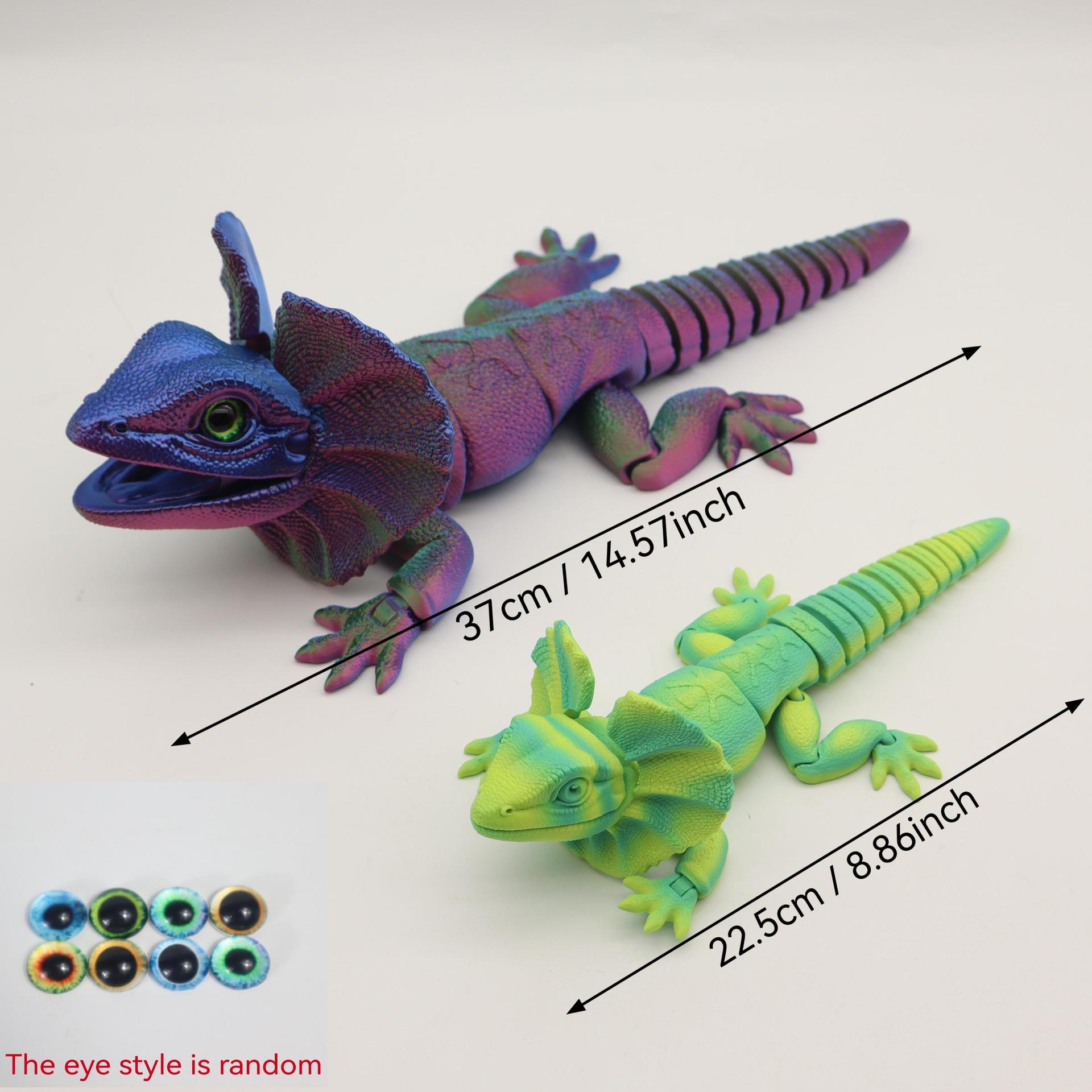 Impresión 3D de simulación de animales modelo de tortilla flexible accesorios móviles novedosos artesanías creativas hechas a mano image 4
