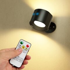 アマゾンクロスボーダー磁気吸引充電リモコンベッドの壁灯室内雰囲気装飾読書小夜電気スタンド穴なし
