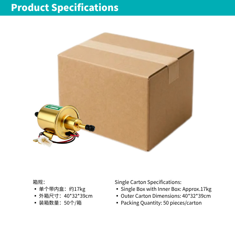 Cross-Border Hot-Selling Car Modification Product Hep-02A Electronic Oil Pump Electronic Fuel Pump Electronic Diesel Pump Oil Transfer Pump