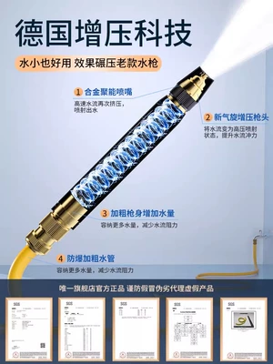 floor washer, hose, water pipe — High pressure car wash water gun