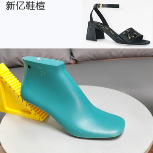 Shoe Last Factory 2025 New Summer Mid-Heeled Sandals with Heel Height 5.5cm Women's Thick-Heeled Sandals Last W511