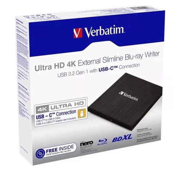 Weibao 43888 внешняя горелка с синим светом 4K поддерживает 100 ГБ UHD компьютер, универсальный высокоскоростной USB3.2