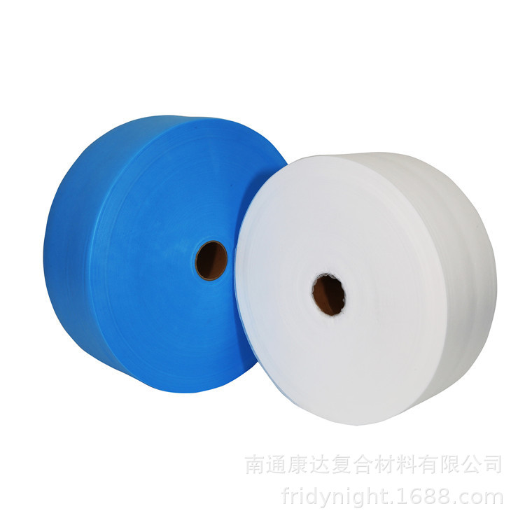 厂家直销平面口罩布 pp无纺布蓝色，箱包用无纺布 医用无纺布垫布