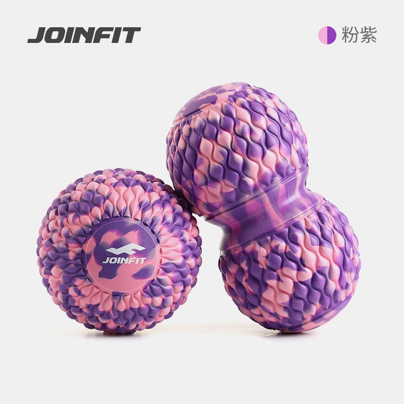 Joinfit 筋膜ボール足底筋肉リラクゼーションピーナッツボールフットマッサージボール大型アーチフィットネスネックボール|undefined