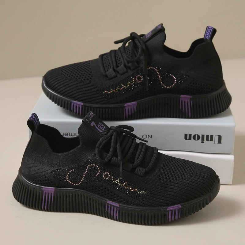 Женские спортивные кроссовки, новые летние легкие дышащие кроссовки для фитнеса в помещении с сетчатым верхом и мягкой подошвой из кокосового волокна.