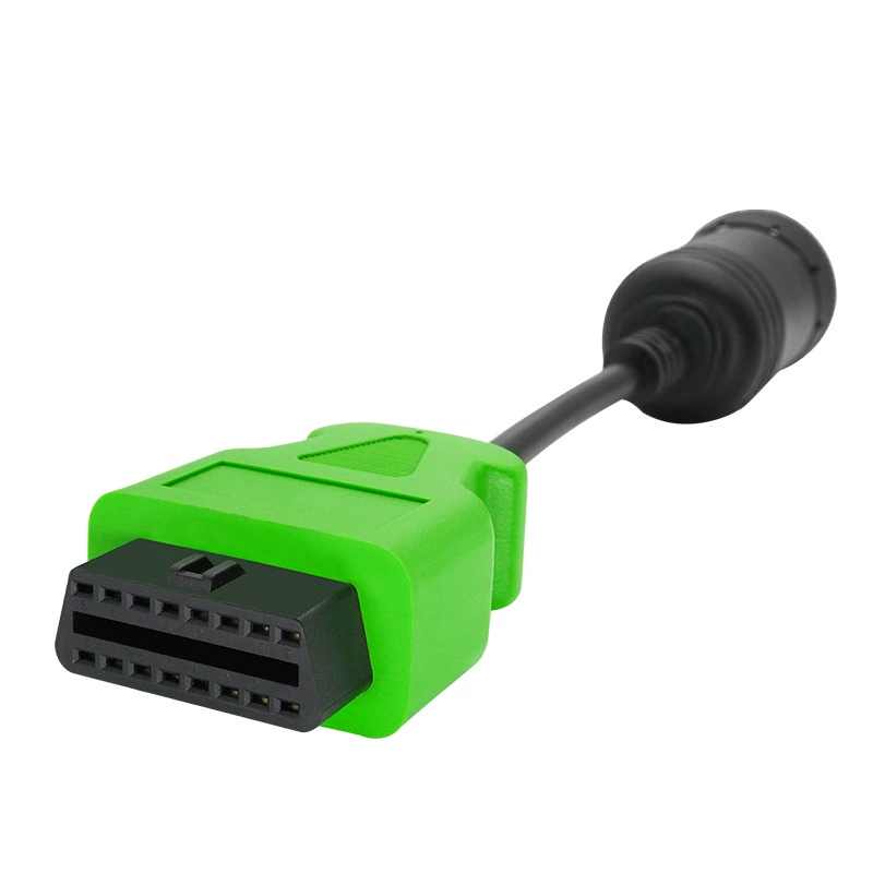 Тяжелые карты Dongfeng Диагностический жгут проводов OBDll к J1939 16pin Голова к Cummins 9pin Диагностический тест линия