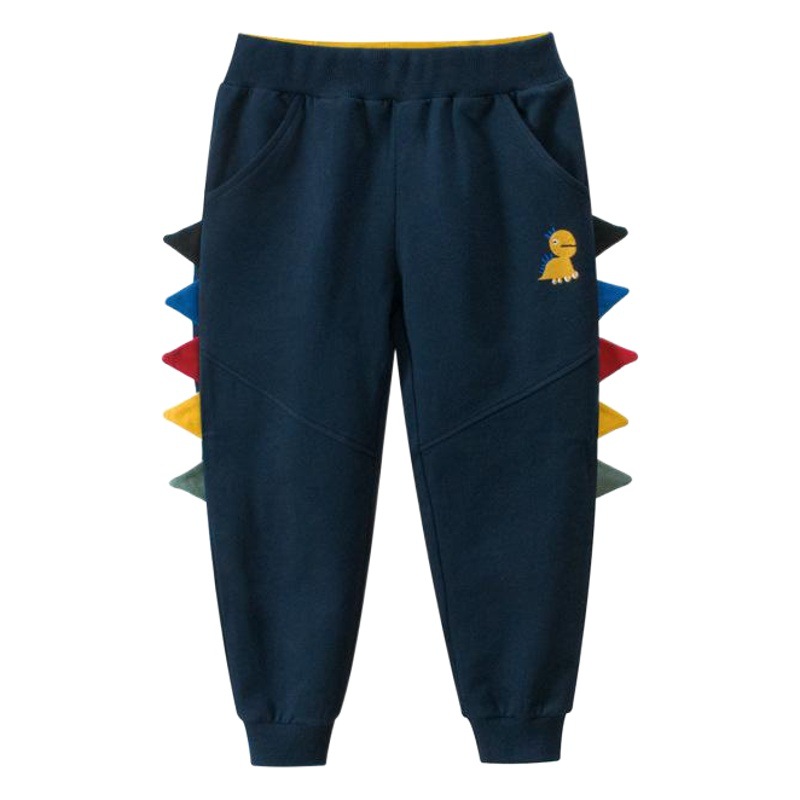 Ropa Infantil Estilo Coreano, Novedades Otoño 2025, Pantalones para Niños al por Mayor, Pantalones Deportivos con Dibujos Animados de Dinosaurios para Niños, Envío Directo