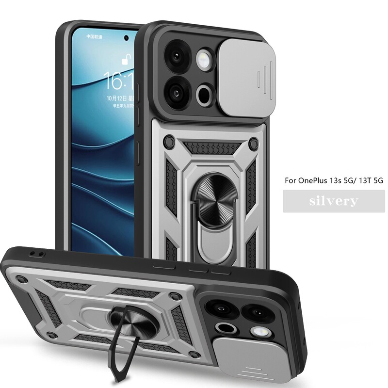 Suitable for Oneplus 15R 5g Shunjia Phone Case with Lens Flip Cover Protection and Car Magnetic Suction Case