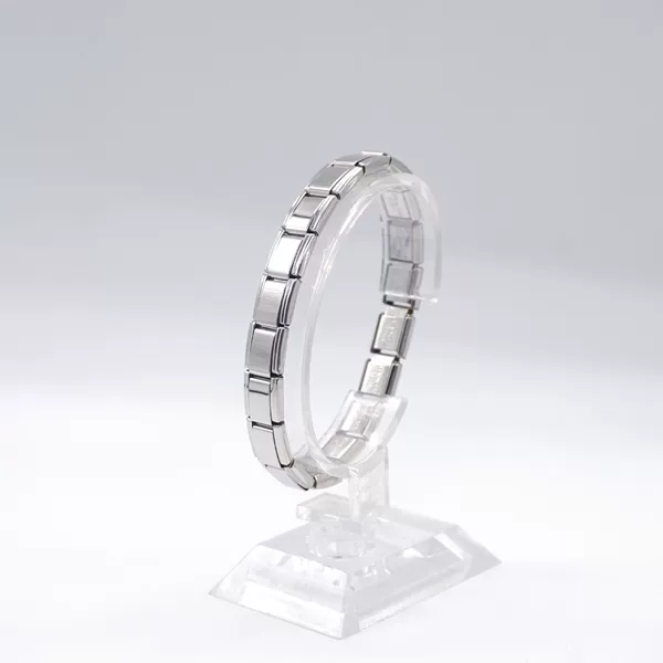 Hand-Polished Stainless Steel Bracelet Italian Modular Bracelet Modular Link DIY Detachable Set Decoration