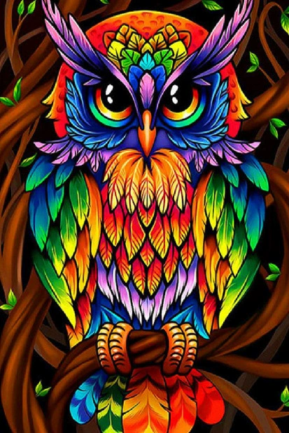 DIY алмазная живопись animal landscape pattern заказчик спальня украшение размер 20x30 размер 30x40 кружок алмазная точка алмазная комната спальня decoration картина DIY оптом