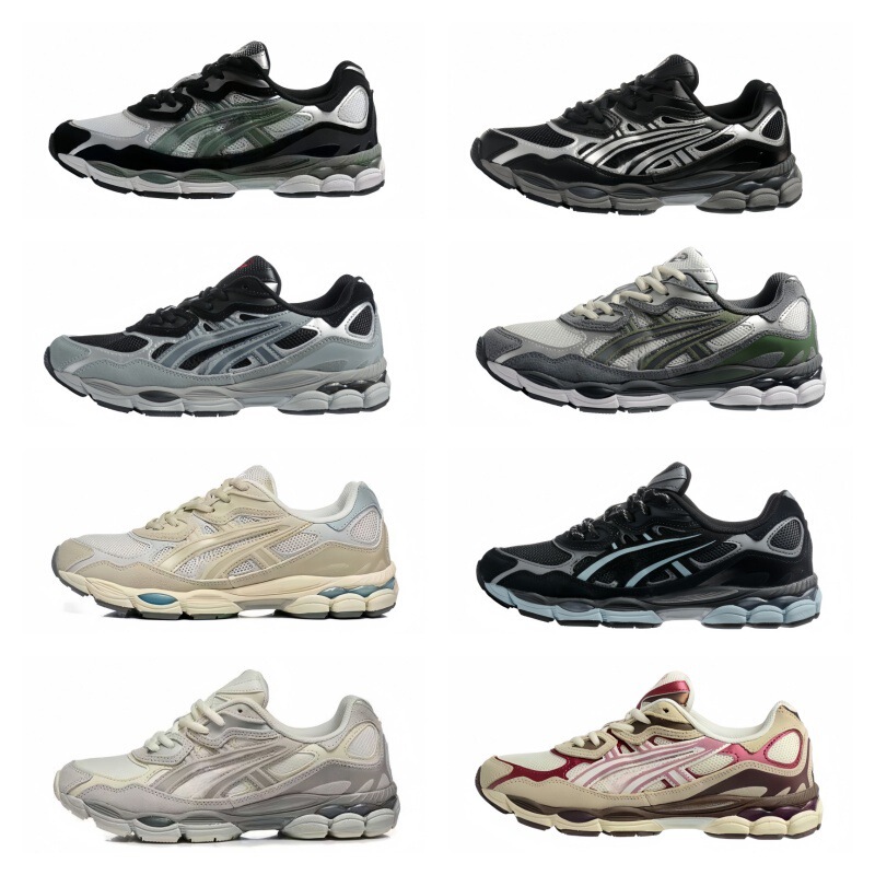 Cross-Border Gel-Nyc Retro Running Shoes for Men and Women, Outdoor Sports and Casual Shoes, Mesh Breathable, Wear-Resistant, Cushioning Running Shoes