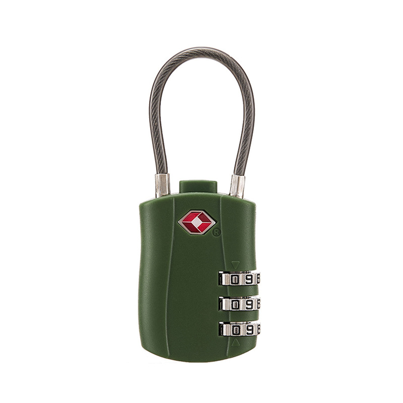 TSA パスワード トラベル ロック バックパック キャビネット ソフト ワイヤー ロープ ロック トラベル バッグ ロック TSA パスワード カスタム ロック|undefined