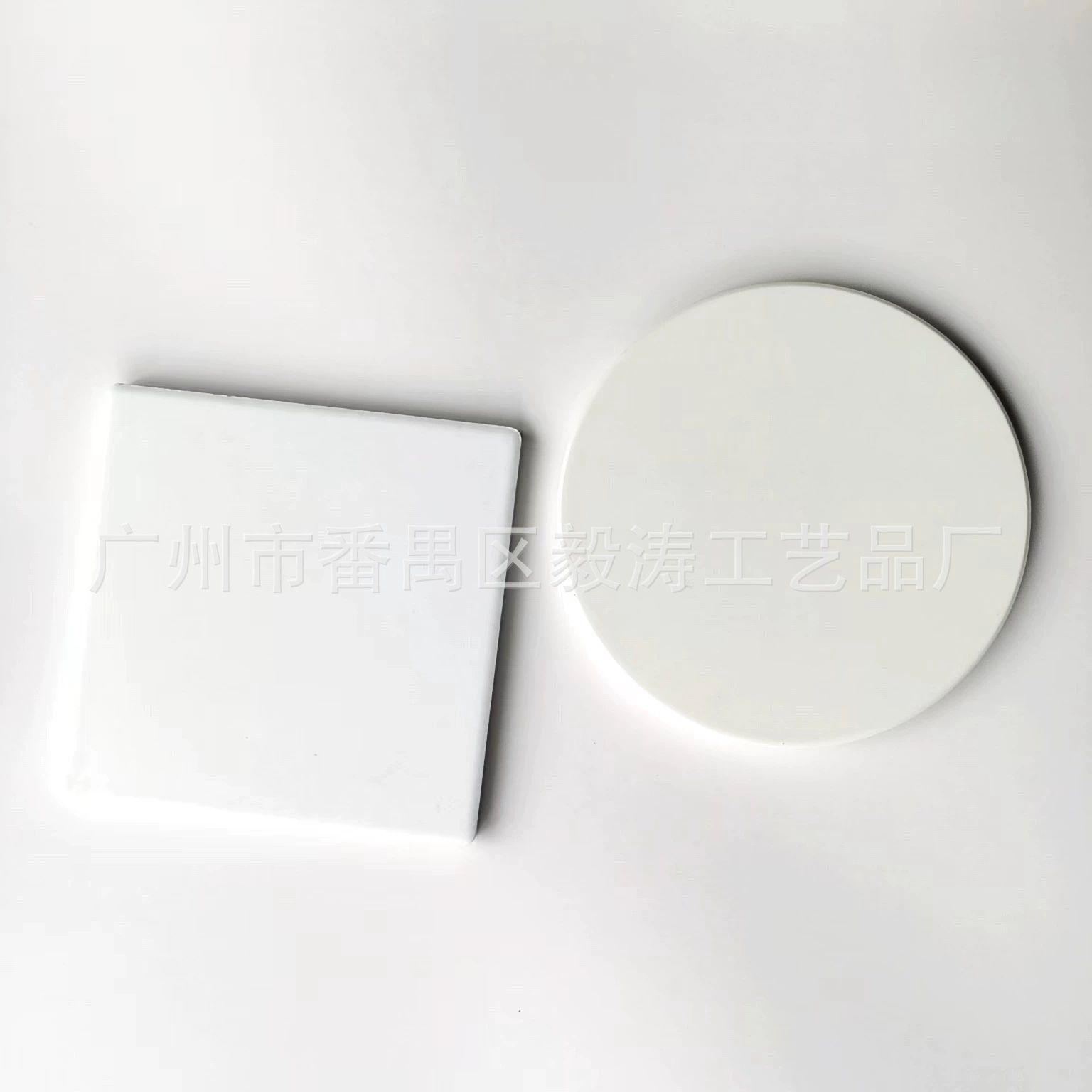 Фабрика в наличии Термотрансферная пустая керамическая подставка термическая Сублимация автомобильная подставка Керамическая Абсорбирующая подставка под заказ