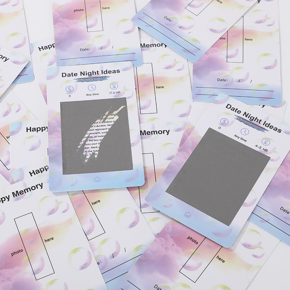 Board Cards 40 Date Adventures: Scratch-Off Card Game For Dating Ideas_voghion.com