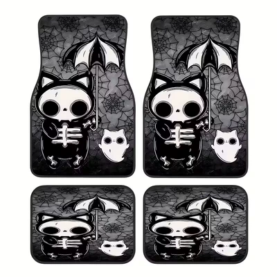 and Non-Slip, Can Be Cut and | Avtomobil döşəmə paspasları - ws-car-floor-mats-zx04-6050-self-cut-1-piece-of-silk-circle-for-the-front-foot