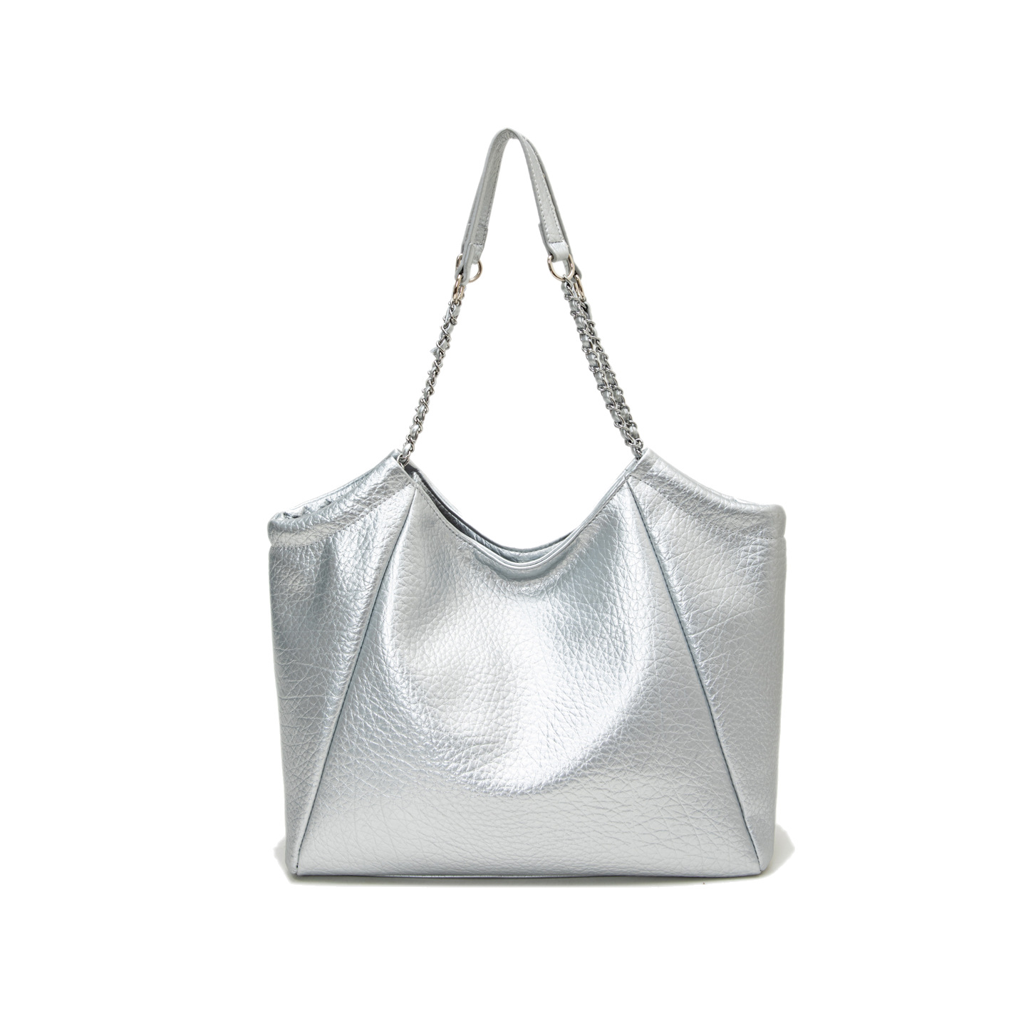 Bolsa de moda coreana de moda popular para mujeres, bolso de mano de alta calidad, bolso de gran capacidad, bolso de viaje de mujeres de estilo exterior, bolso de viaje de PU brillante.