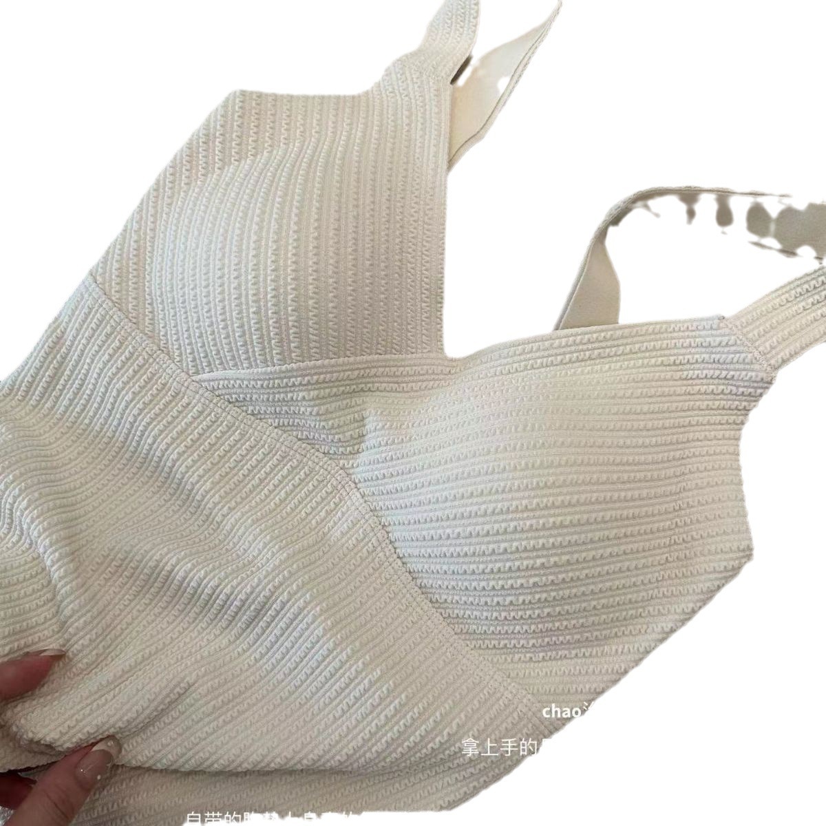 Chaleco térmico de mujer forrada de lana engrosada ropa interior sin costuras con almohadilla en el pecho Otoño e Invierno Nuevo desgaste interior Top camisola de fondo