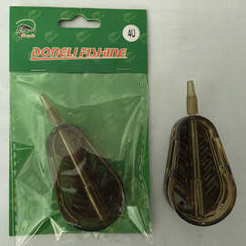 欧式鲤钓鱼钩钓组飞德饵笼打窝器铅坠库钓超大野钓附饵器跨境厂家