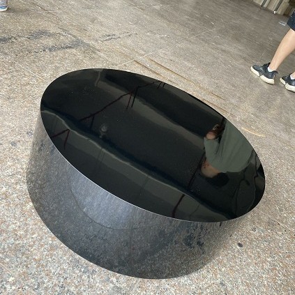 杭州实地工厂制作镜面出口模特地台展示柜蛋糕模型展示柜