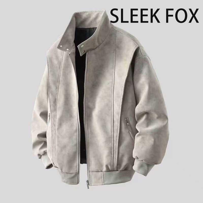 Spring, autumn, and winter jacket, cleanfit men's American-style aviator PU leather jacket, stylish matte tie-dye clothing Spring, autumn, and winter jacket, cleanfit men's American-style aviator PU leather jacket, stylish matte tie-dye clothing