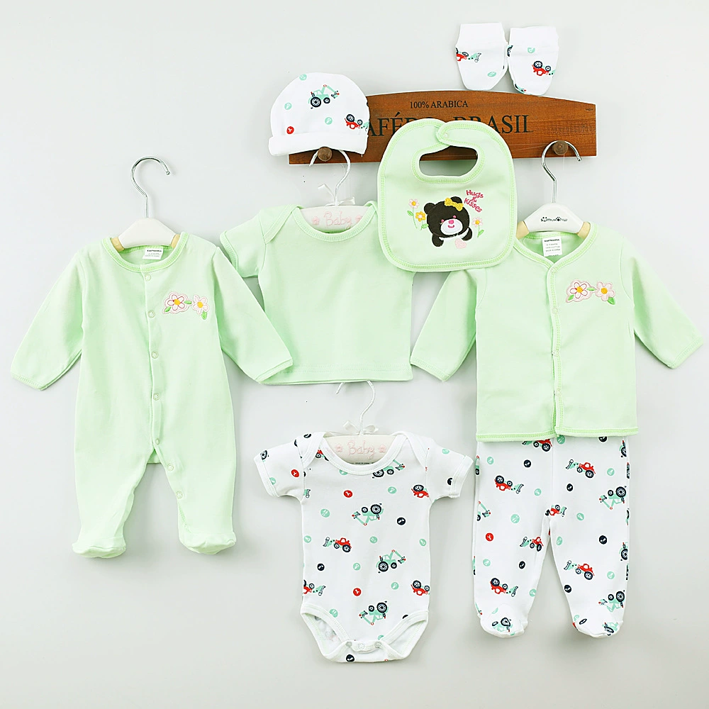 Амазонка трансграничный wish baby мульти-комплект детский набор из восьми частей хлопчатобумажная одежда нижнее белье костюм хлопчатобумажная одежда
