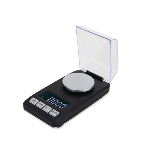 Manufacturer of small jewelry scale wholesale mini portable carat scale windproof cover gram scale small high-precision jewelry scale