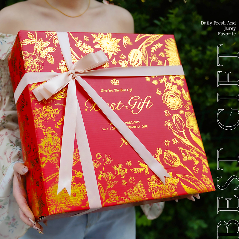 Caja de regalo de frutas universales personalizada naranja manzana caja de regalo de festival cajas vacías