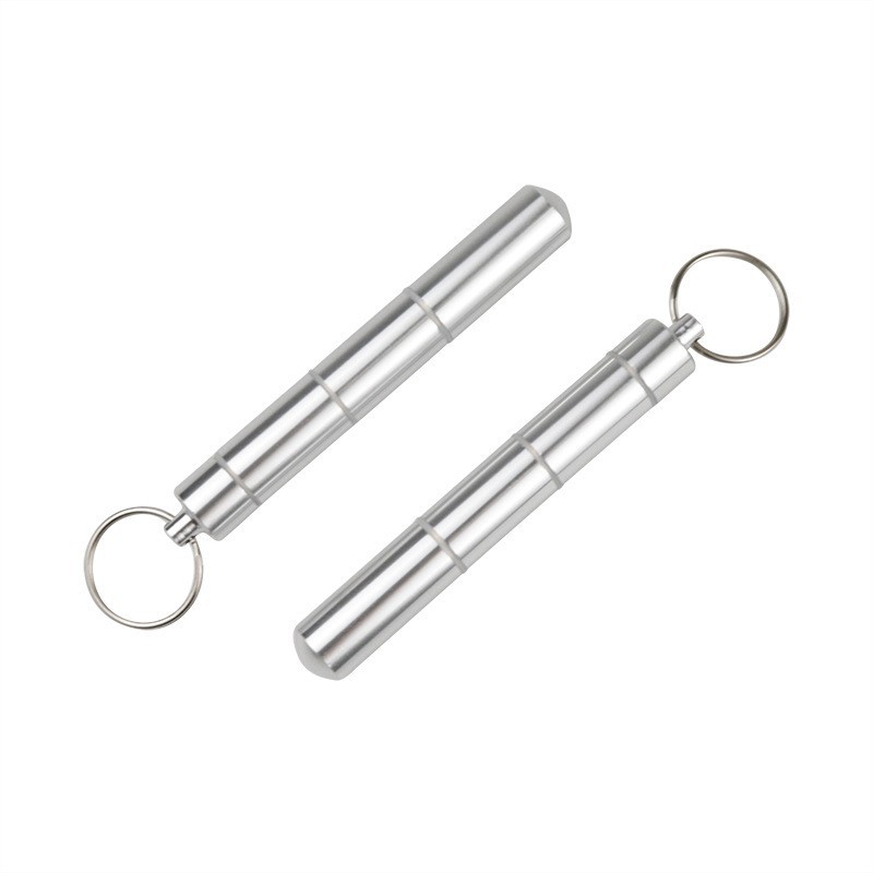 Nueva botella de medicina de aleación de aluminio de sección múltiple frasco de medicina sellado tubo de palillo de dientes tubo de recogida de oreja tubo de medicina impermeable en stock al por mayor