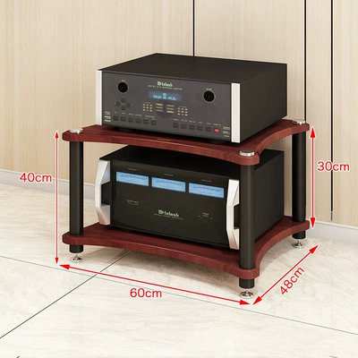 Cabinet, Home Theater Equipment Cabinet, Electric car big tripod - teak-color-second-floor