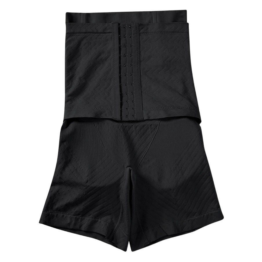 OUmeijia más tamaño cadera levantamiento del vientre que forma los pantalones de las mujeres levantamiento de la cadera pecho presión cintura alta vientre que forma el cuerpo de la cintura alta ropa interior