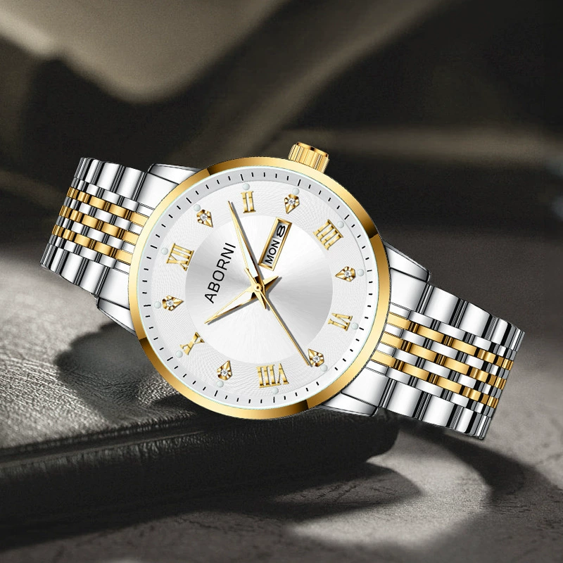 Водонепроницаемые swiss часы, кварцевый календарь, Aliexpress