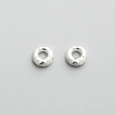 Zərgərlik ara hissələri floret circle beads DIY