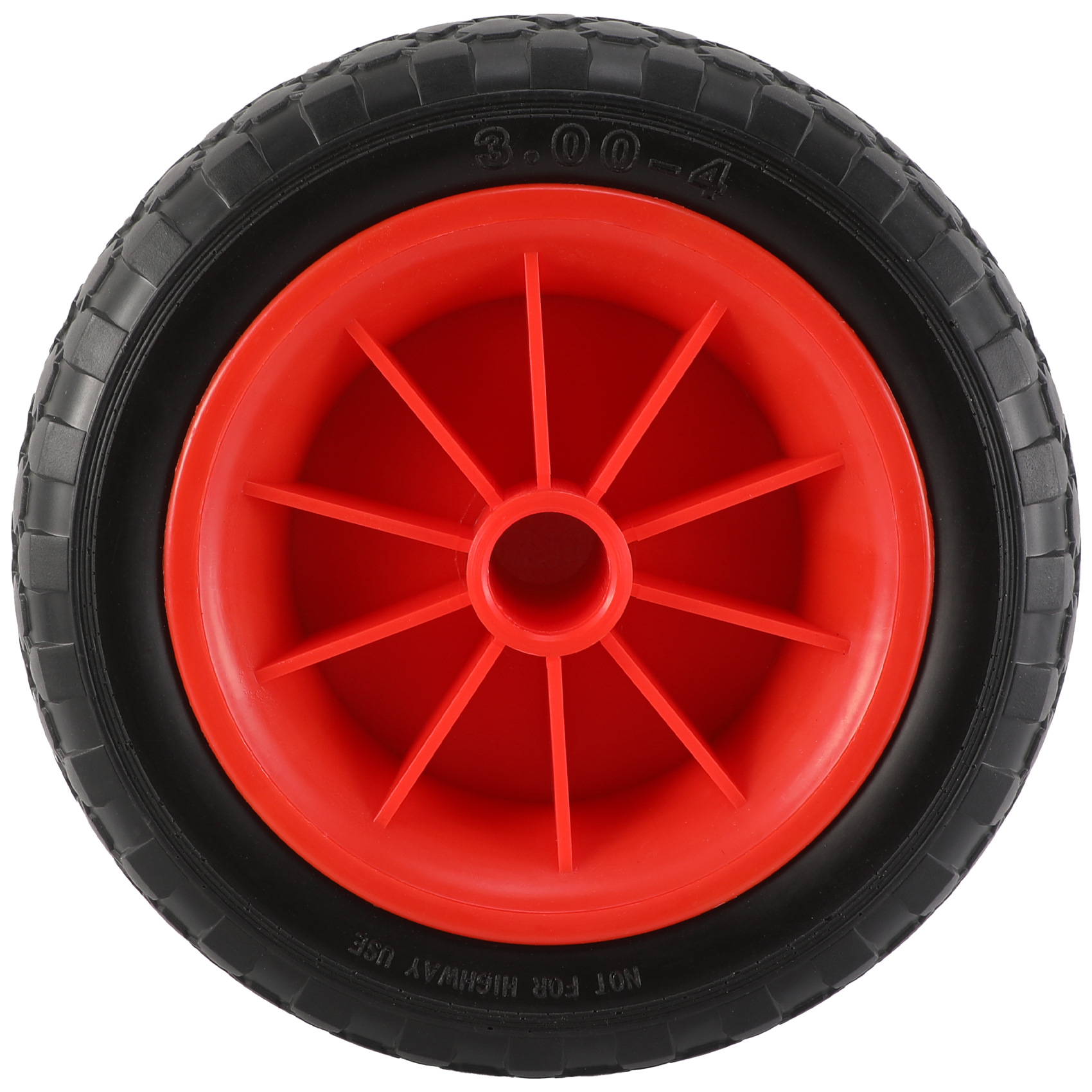 8寸/10寸PU发泡轮实心轮皮划艇游艇聚氨酯轮胎手推拉车工具车轮胎