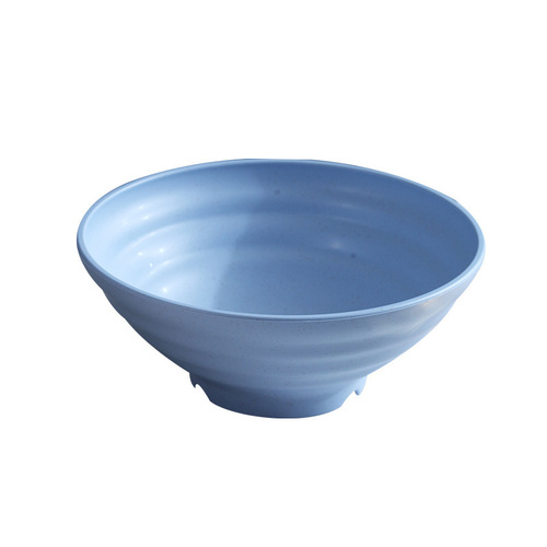 小麦秸秆日式拉面碗家用大号汤碗餐厅商用斗笠米饭碗螺蛳粉塑料碗