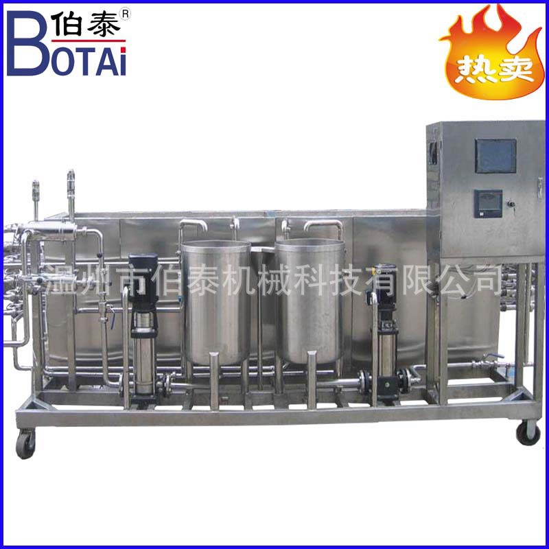 列管灭菌机UHT高温瞬时灭菌适合饮料牛奶灭菌效果好不破坏营养
