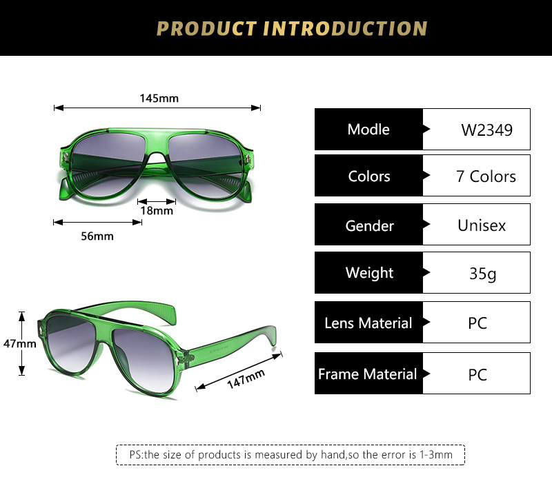 Fashion Color Block Ac Special-shaped Mirror Full Frame Women's Sunglasses display picture 1