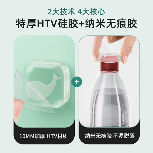 Direct selling transparent anti-collision pad door handle refrigerator door wall protection sticker mute household soft traceless silicone buffer pad