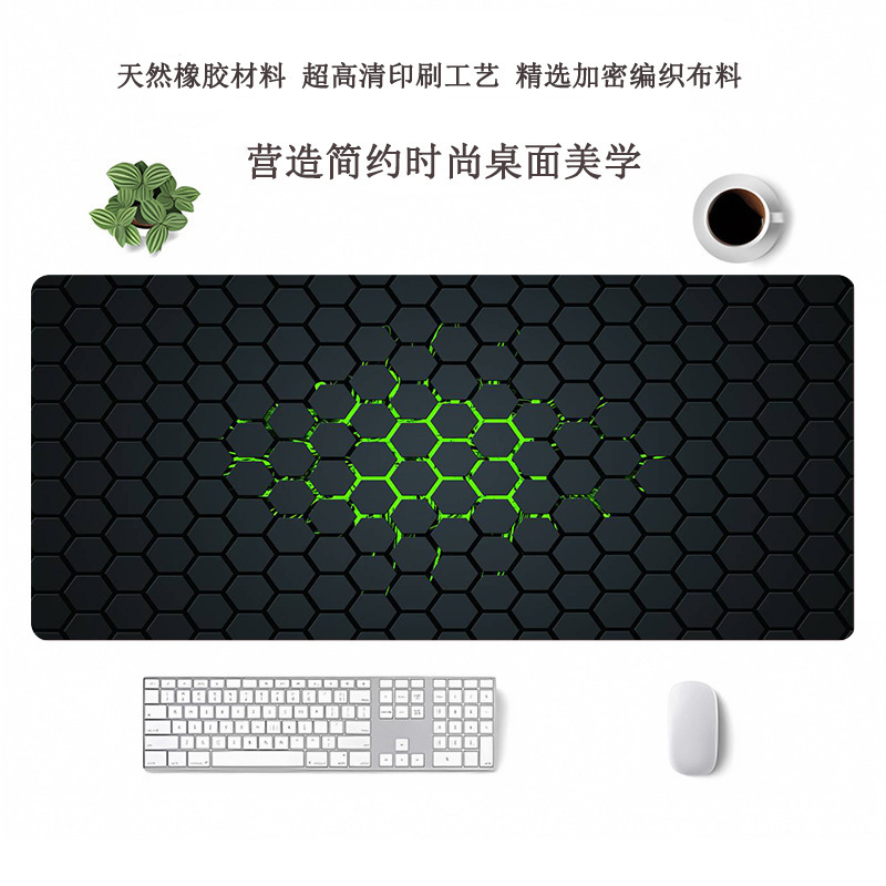跨境热门超大鼠标垫办公用电脑桌垫定制鼠标垫大号高级感滑鼠垫|undefined