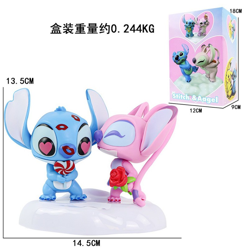 送料無料 ステッチ ブラインドボックス フィギュア アニメ ステッチ トレンディー 人形 ガシャポン ガチャマシン オーナメント|undefined