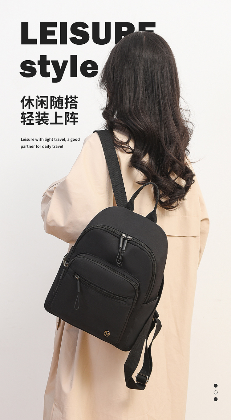 Large-capacity student backpack 2025 Popular new style Japanese and Korean trendy macaron color travel and leisure backpack full figure