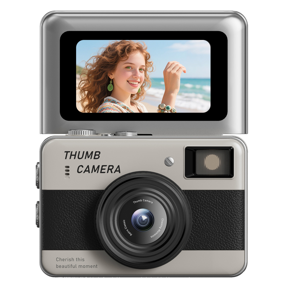 Camera de pulgar transfronteriza multiescena de alta definición retro cámara mini cámara de nivel de entrada
