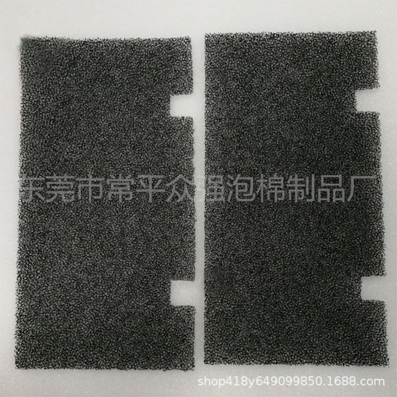 厂家批发防尘过滤发泡网 聚氨酯开孔过滤棉 机柜防尘海绵加工