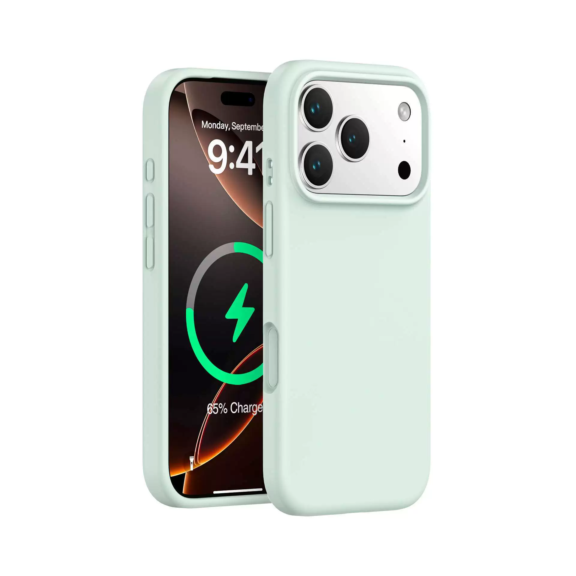 Силиконовый чехол, совместимый с Apple, для iPhone 17, защитный чехол