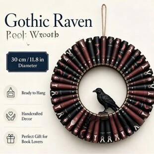 ���R�d��ƷDecorative Book Door Wreath DIY�b�������h